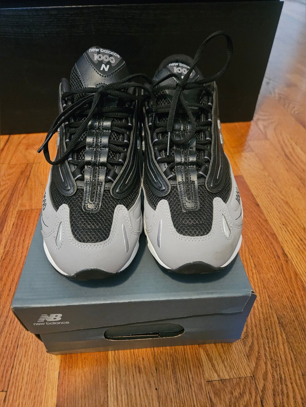 New Balance 1000 Grey & Black Size 12 Mens - Picture 3 of 10